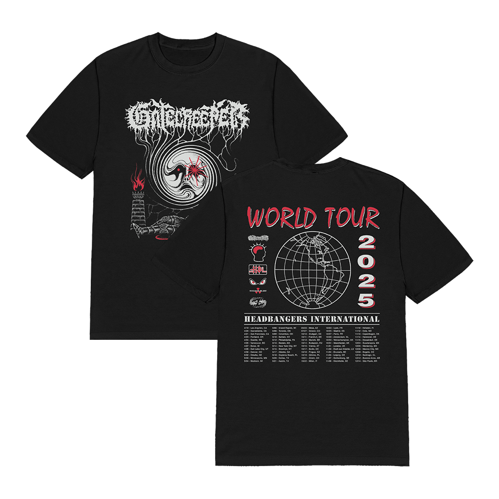 World Tour 25 Tee Black