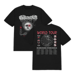 World Tour 25 Tee Black