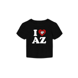 I Heart AZ Baby Doll Tee